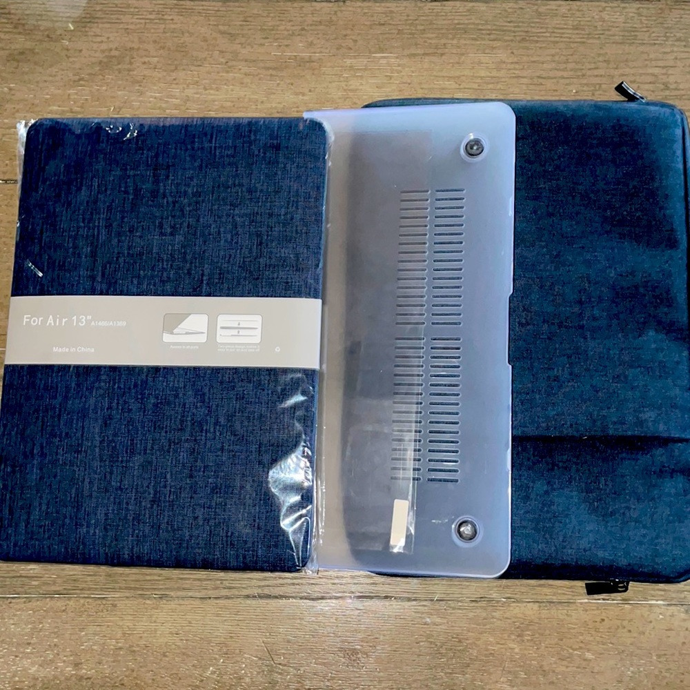 MacBook Air 13 inch case screen protector and case holder